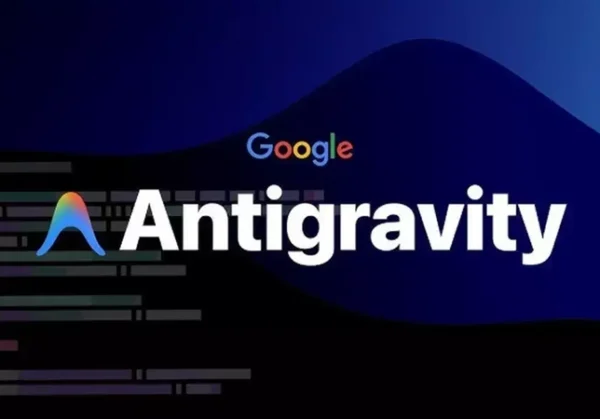 Google Antigravity plateforme de développement IA avec lignes de code